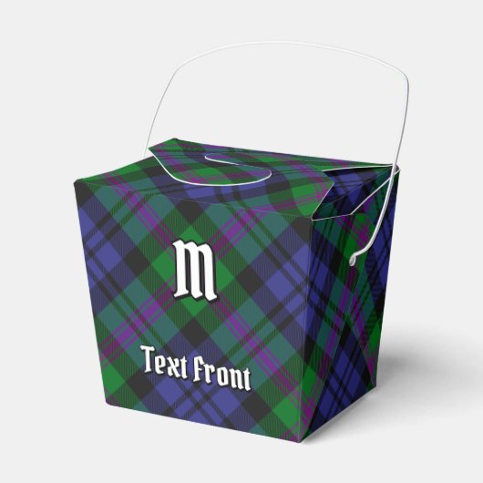 Clan Baird Tartan Bedankdoosjes (Voorkant Zijde)