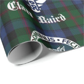Clan Baird Tartan Crest Wrapping Paper Cadeaupapier (Rol Hoek)