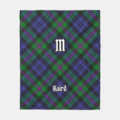 Clan Baird Tartan Fleece Deken (Voorkant)