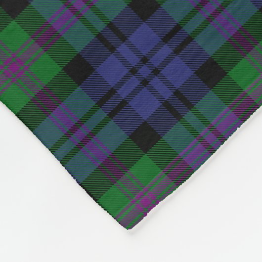 Clan Baird Tartan Fleece Deken (Hoek)