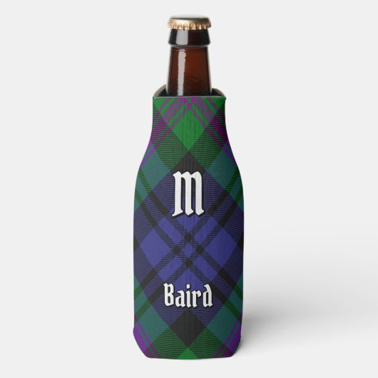 Clan Baird Tartan Flesjeskoeler (Fles Voorkant)