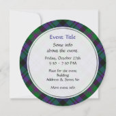 Clan Baird Tartan Kaart (Achterkant)