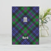 Clan Baird Tartan Kaart (Staand voorkant)