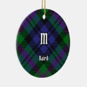 Clan Baird Tartan Keramisch Ornament (Rechts)