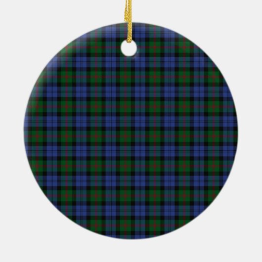 Clan Baird Tartan Keramisch Ornament (Achterkant)