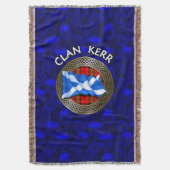 Clan Baird Tartan Knoop & Vlag Deken (Voorkant Verticaal)