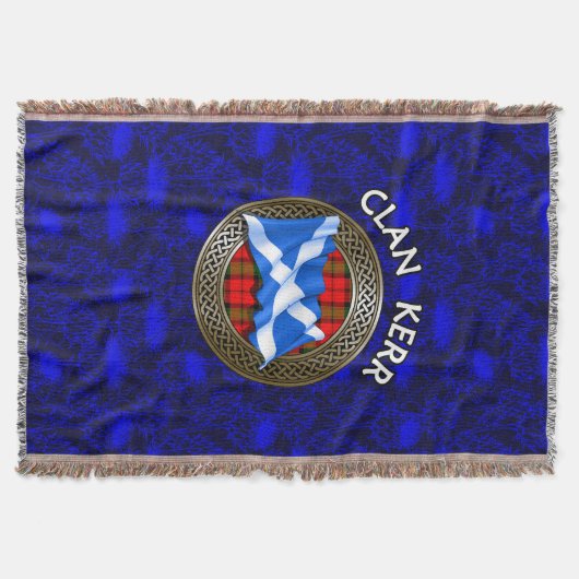 Clan Baird Tartan Knoop & Vlag Deken (Voorkant)
