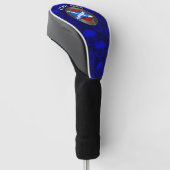 Clan Baird Tartan Knot & Flag Golfheadcover (Schuin)