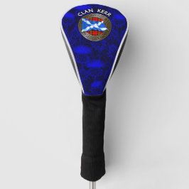 Clan Baird Tartan Knot & Flag Golfheadcover
