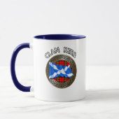 Clan Baird Tartan Knot & Flag Mok (Links)