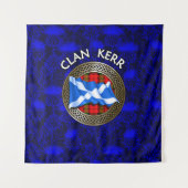 Clan Baird Tartan Knot & Flag Wandkleed (Voorkant)