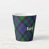 Clan Baird Tartan Latte Mok (Voorkant)