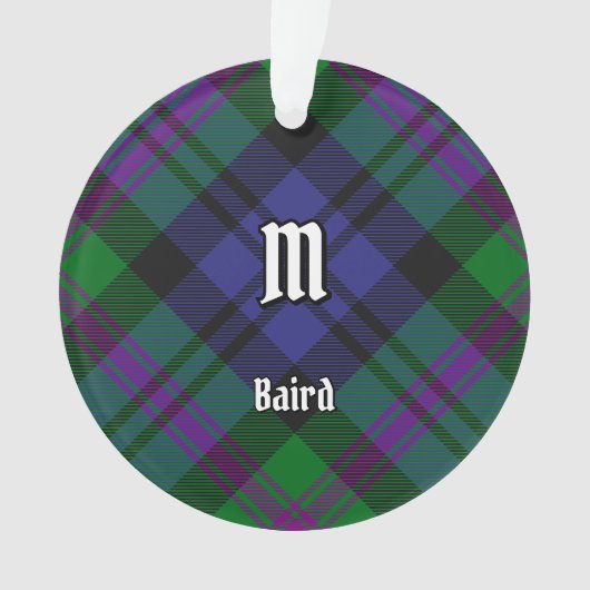 Clan Baird Tartan Ornament (voorkant)