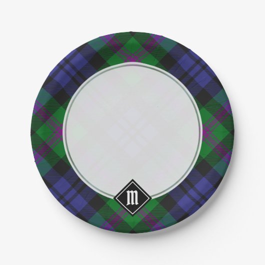 Clan Baird Tartan Papieren Bordje (Voorkant)