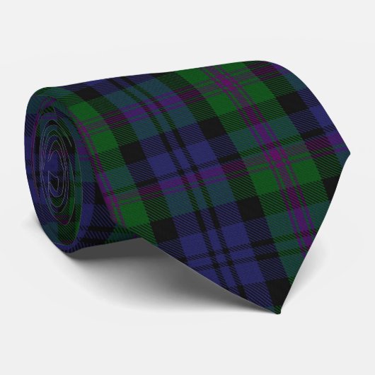 Clan Baird Tartan Pset Stropdas (Opgerold)