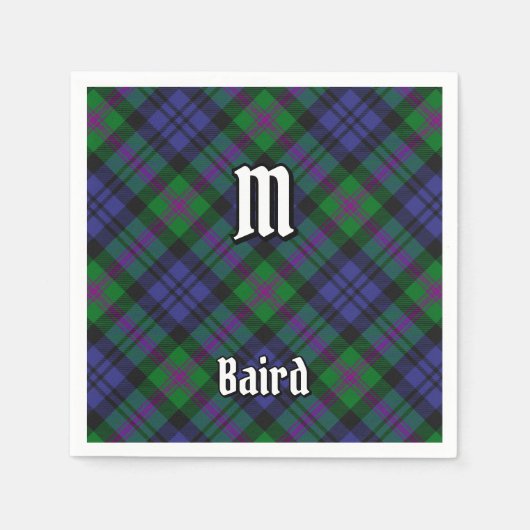 Clan Baird Tartan Servet (Voorkant)