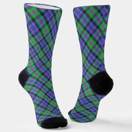 Clan Baird Tartan Sokken (Gebogen)