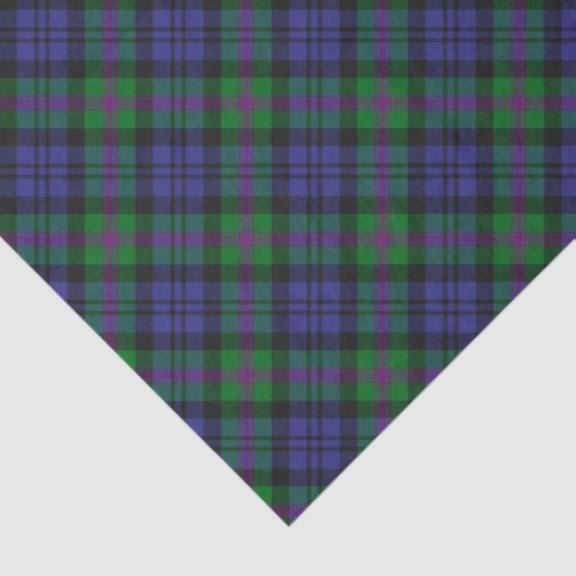 Clan Baird Tartan Tissuepapier (Detail)