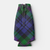 Clan Baird Wapen over Tartan Flesjeskoeler (Achterkant)
