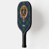 Clan Baird Wapen over Tartan Pickleball Paddle (Links)
