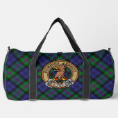 Clan Baird Wapen over Tartan Plunjezak (Voorkant)