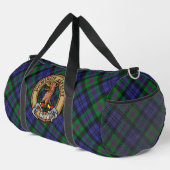 Clan Baird Wapen over Tartan Plunjezak (Rechterhoek)