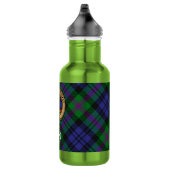 Clan Baird Wapen over Tartan Waterfles (Rechts)
