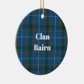 Clan Bairn Tartan Keramisch Ornament (Rechts)