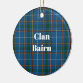 Clan Bairn Tartan Keramisch Ornament (Links)