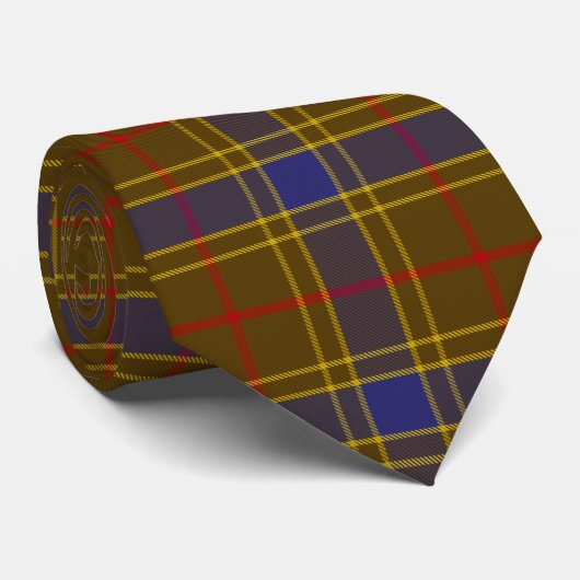 Clan Balfour Tartan Stropdas (Opgerold)
