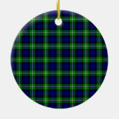 Clan Bannerman Badge Tartan Pset Keramisch Ornament (Achterkant)