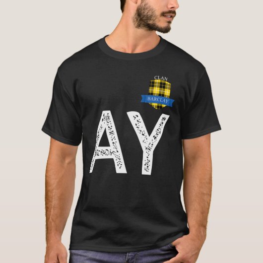 Clan Barclay A en Y familie matching T-shirt (Voorkant)
