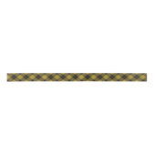 Clan Barclay Classic Dress Yellow en Black Tartan Satijnen Lint (Voorkant)