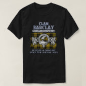 Clan Barclay crest Schotse clans Schotse achternaa T-shirt (Design voorkant)