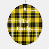 Clan Barclay Dress Modern Tartan Keramisch Ornament (Links)