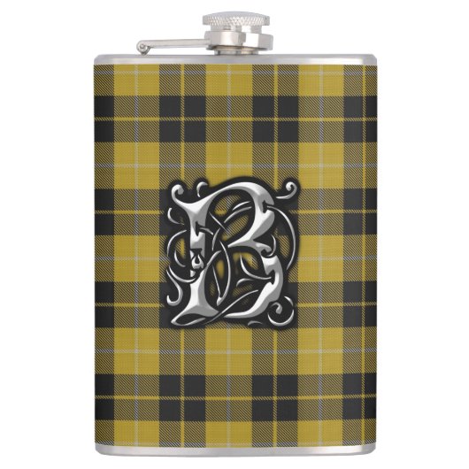 Clan Barclay Dress Tartan Old Scotland Flask Heupfles (Voorkant)