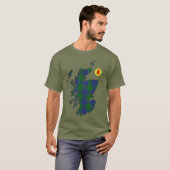 Clan Barclay [EDIT] Tartan Kaart T-shirt (Voorkant volledig)