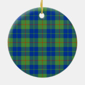Clan Barclay Hunting Ancient Badge Tartan Pset Keramisch Ornament (Achterkant)