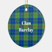 Clan Barclay Hunting Ancient Tartan Keramisch Ornament (Links)