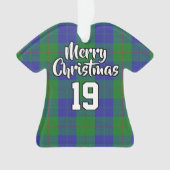 Clan Barclay Hunting Tartan KerstJersey Ornament (voorkant)
