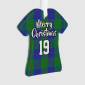 Clan Barclay Hunting Tartan KerstJersey Ornament (voorkant)
