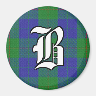 Clan Barclay Hunting Tartan Pset Accents Magneet
