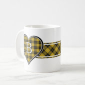 Clan Barclay Tartan Heart Koffiemok (Voorkant links)