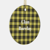 Clan Barclay Tartan Keramisch Ornament (Rechts)