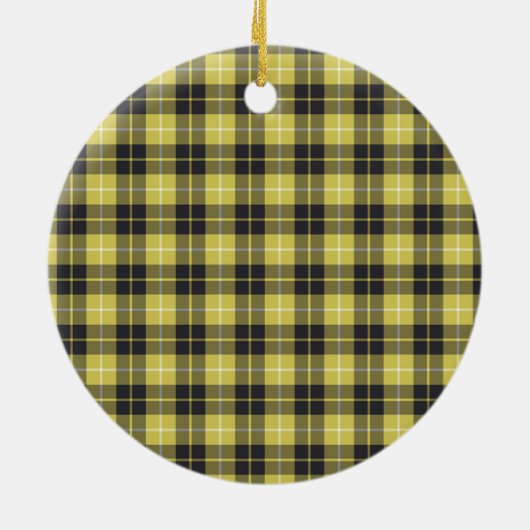 Clan Barclay Tartan Keramisch Ornament (Achterkant)