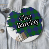 Clan Barclay Tartan Paint Brush Ronde Button 6,0 Cm (In situ)