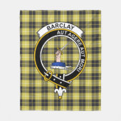Clan Barclay Tartan Pset Fleece Deken (Voorkant)