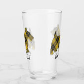 Clan Barclay Tartan Scottie Dog Glas (Rechts)