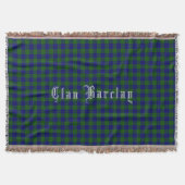 Clan Barclay Tartan Throw Blanket Deken (Voorkant)