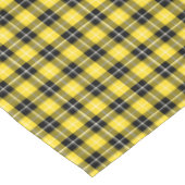 Clan Barclay Yellow en Black Scottish Tartan Tafelkleed (Gekanteld)